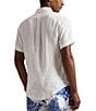 Polo Ralph Lauren Solid Linen Short Sleeve Woven Shirt, Color:New Ceramic White - Image 2