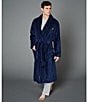 Polo Ralph Lauren Solid Microfiber Plush Robe, Color:Cruise Navy - Image 4