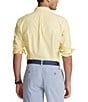 Color:Yellow - Image 2 - Solid Oxford Long-Sleeve Woven Shirt