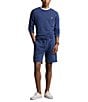 Polo Ralph Lauren Spa 8#double; Inseam Terry Shorts, Color:Newport Navy - Image 3