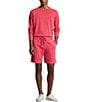 Polo Ralph Lauren Spa 8#double; Inseam Terry Shorts, Color:Sunrise Red - Image 3