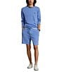 Color:Harbor Island Blue - Image 4 - Spa 8#double; Inseam Terry Shorts
