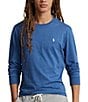 Color:Fog Blue Heather - Image 1 - Classic Fit Long Sleeve T-Shirt