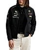 Polo Ralph Lauren Stretch Double-Knit Racing Track Jacket, Color:Polo Black - Image 1