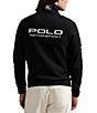 Polo Ralph Lauren Stretch Double-Knit Racing Track Jacket, Color:Polo Black - Image 2