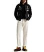 Polo Ralph Lauren Stretch Double-Knit Racing Track Jacket, Color:Polo Black - Image 3