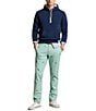 Color:Celadon - Image 3 - Stretch Straight Fit Embroidered Chino Pants