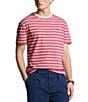Color:Adirondack Berry/Nevis - Image 1 - Stripe Short Sleeve T-Shirt