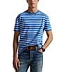 Polo Ralph Lauren Stripe Short Sleeve T-Shirt, Color:Embayment Blue/White - Image 1