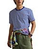 Polo Ralph Lauren Stripe Short Sleeve T-Shirt, Color:Blue Saturn/White - Image 1