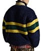 Polo Ralph Lauren Striped Pile Fleece Quarter Zip Pullover - Image 2