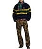 Polo Ralph Lauren Striped Pile Fleece Quarter Zip Pullover - Image 3