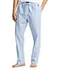 Color:Marina Stripe/Cruise Navy - Image 1 - Striped Woven Pajama Pants