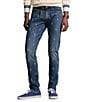 Color:Maines Stretch - Image 1 - Sullivan Slim Fit Tapered Leg Embroidered Pony Stretch Jeans
