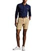 Color:Classic Khaki - Image 3 - Tailored Fit Performance Stretch 9#double; Inseam Twill Shorts