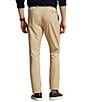 Color:Classic Khaki - Image 2 - Flat-Front Tailored Fit Performance Stretch Twill Pants