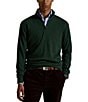 Polo Ralph Lauren Textured Double-Knit Quarter-Zip Pullover, Color:Scotch Pine Heather/Blackboot - Image 1