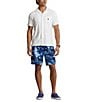 Color:Jarden Floral/Navy - Image 3 - Tonal Floral French Terry 7.5#double; Inseam Shorts
