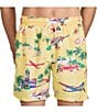 Polo Ralph Lauren Traveler Polo Bear 5.75#double; Swim Trunks, Color:Multi - Image 1