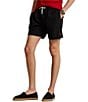 Polo Ralph Lauren Traveler Solid 5.75#double; Inseam Swim Trunks, Color:Polo Black - Image 1