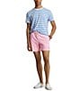 Color:Course Pink - Image 3 - Traveler Solid 5.75#double; Inseam Swim Trunks