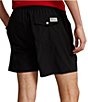 Polo Ralph Lauren Traveler Solid 5.75#double; Inseam Swim Trunks, Color:Polo Black - Image 2