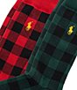 Polo Ralph Lauren Tripped Buffalo Check Pattern Socks 2-Pack - Image 2