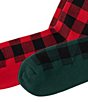 Polo Ralph Lauren Tripped Buffalo Check Pattern Socks 2-Pack - Image 3