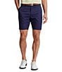 Color:Refined Navy - Image 1 - Twill RLX Golf Performance Stretch Tailored Fit 9#double; Inseam Shorts