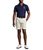 Color:Basic Sand - Image 3 - Twill RLX Golf Performance Stretch Tailored Fit 9#double; Inseam Shorts