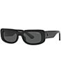Color:Black - Image 1 - Unisex PH4191U 52mm Square Sunglasses
