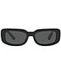 Color:Black - Image 2 - Unisex PH4191U 52mm Square Sunglasses