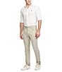 Color:Surplus Khaki - Image 3 - Varick Slim-Fit Sateen Stretch Pants