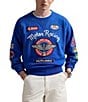 Polo Ralph Lauren Vintage Fit Fleece Racing Patch Graphic Sweatshirt, Color:Heritage Blue - Image 1