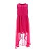 Color:Hot Pink - Image 1 - Big Girls 7-16 Sleeveless Ruffled Walk-Through Dress