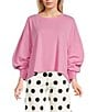 Poppy & Pine Long Sleeve Crew Neck Pullover Top - Image 1