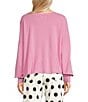 Poppy & Pine Long Sleeve Crew Neck Pullover Top - Image 2