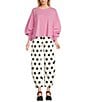 Poppy & Pine Long Sleeve Crew Neck Pullover Top - Image 2