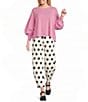 Poppy & Pine Long Sleeve Crew Neck Pullover Top - Image 3