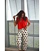 Poppy & Pine Polka Dot Denim Pants - Image 4
