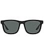 Color:Black - Image 2 - Men's 54mm Polarized Square Sunglasses