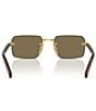 Prada Men's D55S 55mm Rectangle Sunglasses - Image 4