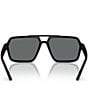 Prada Men's Linea Rossa PS 59mm Polarized Pilot Sunglasses, Color:Black - Image 4