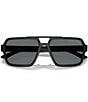Prada Men's Linea Rossa PS 59mm Polarized Pilot Sunglasses, Color:Black - Image 5