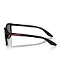 Prada Men's Linea Rossa PS A08S 56mm Polarized Rectangle Sunglasses - Image 2