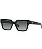 Color:Black - Image 1 - Men's PR 03ZS 54mm Square Sunglasses