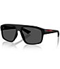 Prada Men's PR B02S 59mm Irregular Sunglasses - Image 1