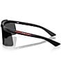 Prada Men's PR B06S 99mm Shield Sunglasses, Color:Matte Black - Image 3