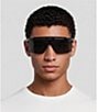 Prada Men's PR B06S 99mm Shield Sunglasses - Image 6
