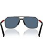 Prada Men's PR B51S 53mm Aviator Sunglasses, Color:Gunmetal - Image 4